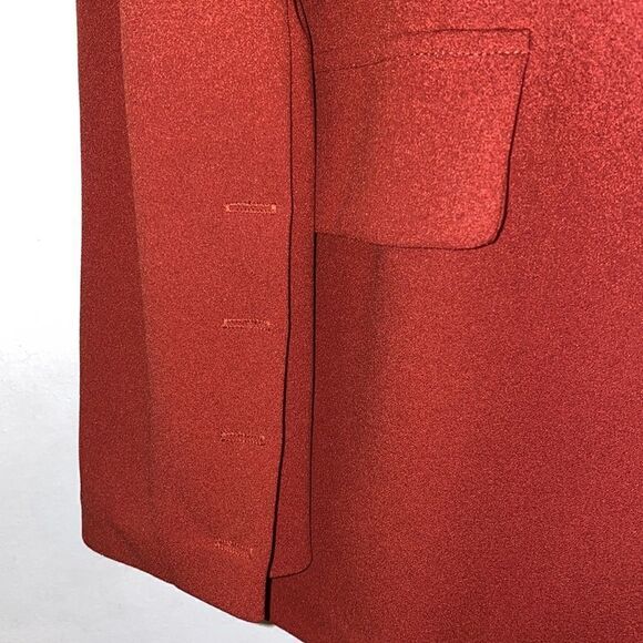 CAROLE WREN Burnt Orange Career Blazer-M - Picture 4 of 9
